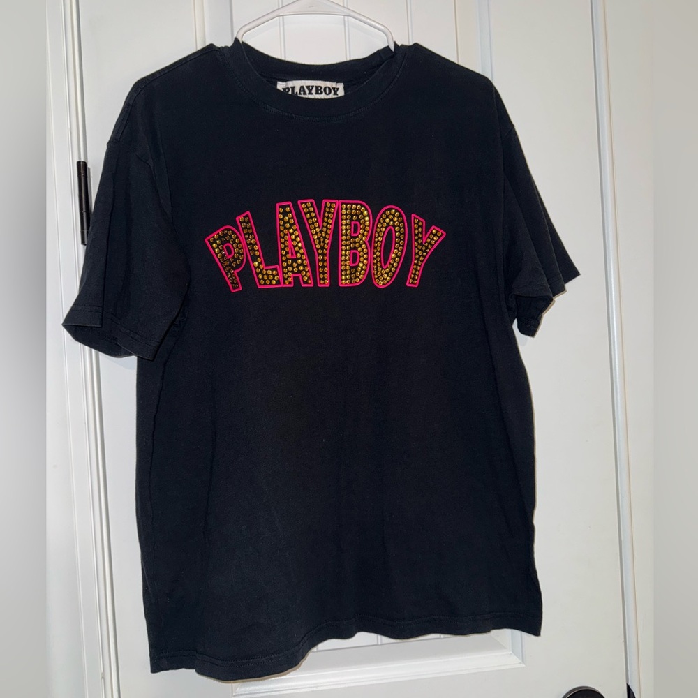 Playboy Bedazzled Tshirt